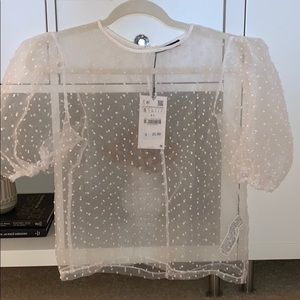Zara top size small *brand new*